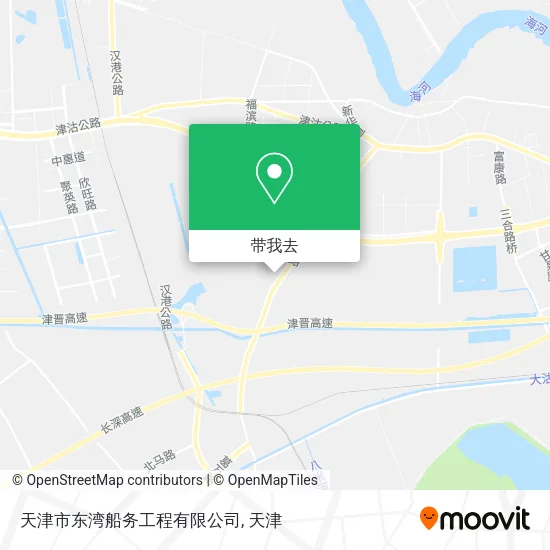 天津市东湾船务工程有限公司地图