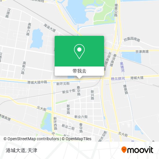 港城大道地图