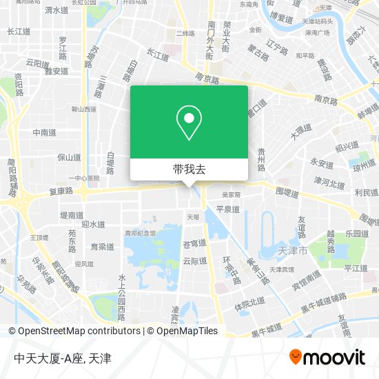 中天大厦-A座地图