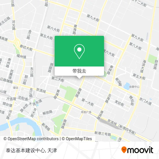 泰达基本建设中心地图