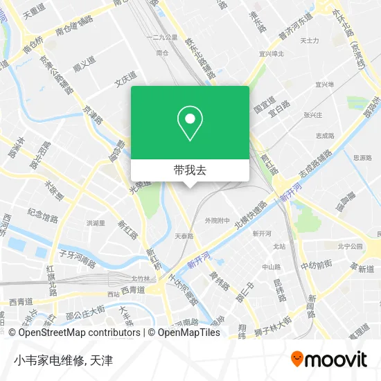 小韦家电维修地图