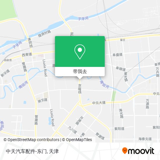 中天汽车配件-东门地图