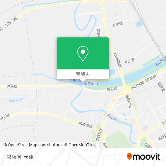 屈店闸地图