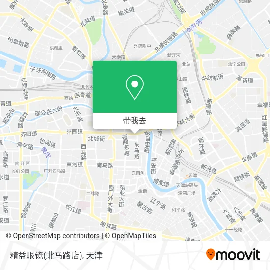 精益眼镜(北马路店)地图