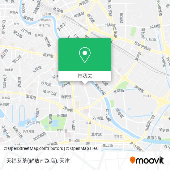 天福茗茶(解放南路店)地图