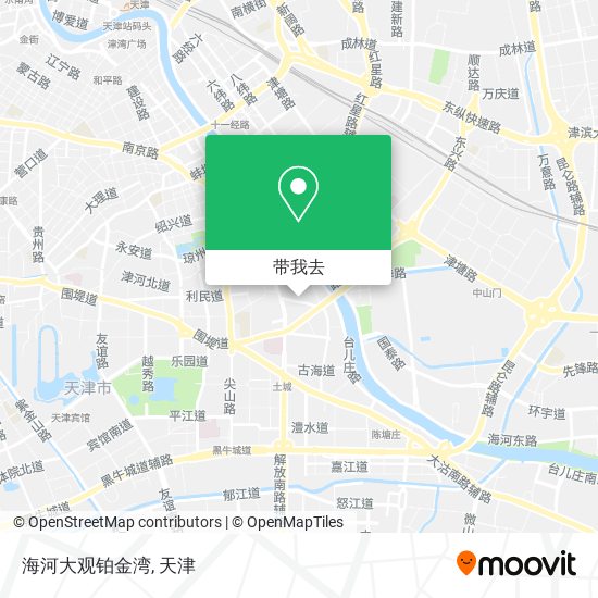 海河大观铂金湾地图