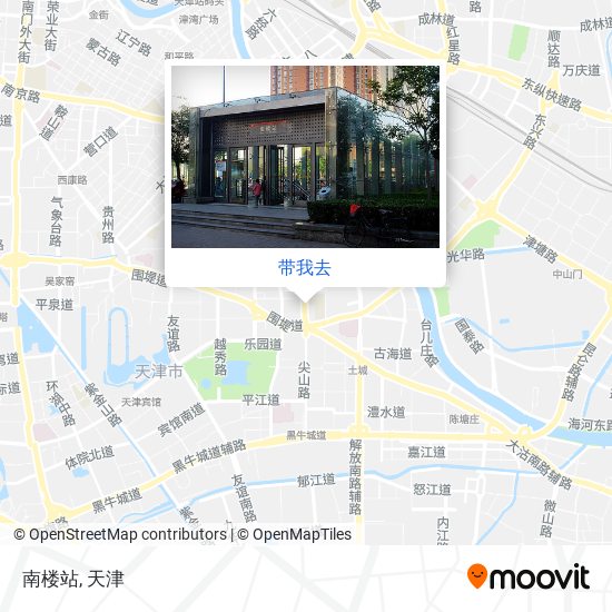 南楼站地图