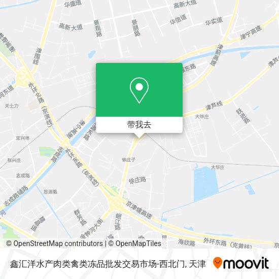 鑫汇洋水产肉类禽类冻品批发交易市场-西北门地图