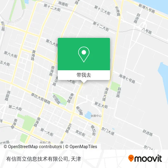 有信而立信息技术有限公司地图