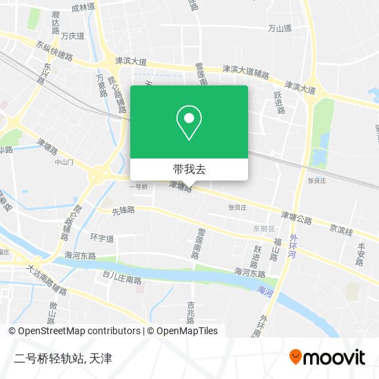 二号桥轻轨站地图