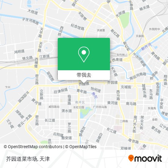 芥园道菜市场地图