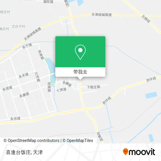 喜逢台饭庄地图