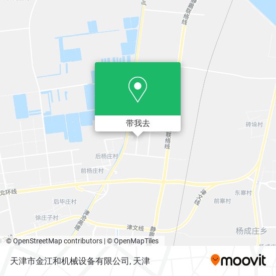 天津市金江和机械设备有限公司地图