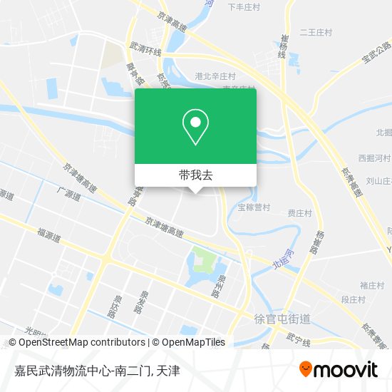 嘉民武清物流中心-南二门地图