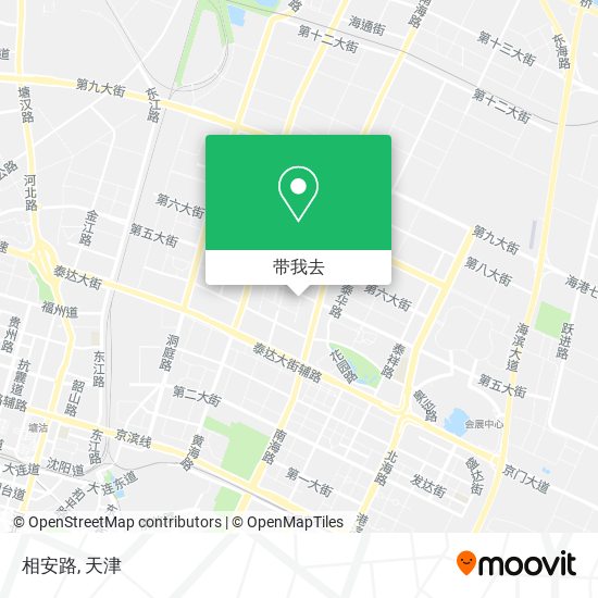 相安路地图