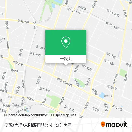 京瓷(天津)太阳能有限公司-北门地图