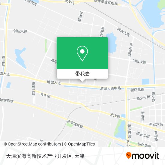 天津滨海高新技术产业开发区地图
