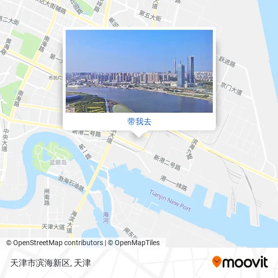 天津市滨海新区地图
