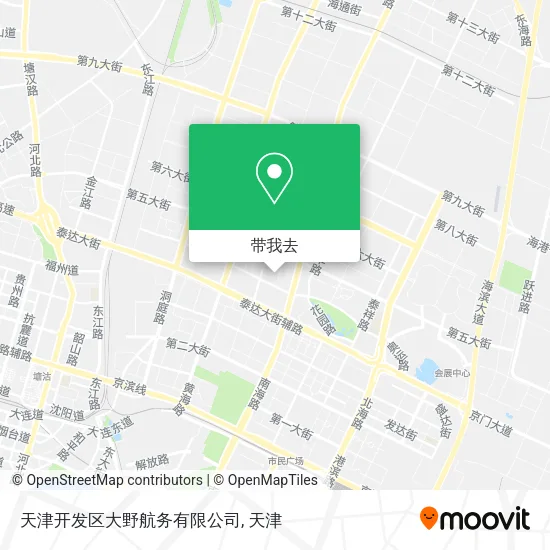 天津开发区大野航务有限公司地图