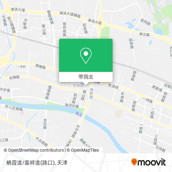 栖霞道/嘉祥道(路口)地图