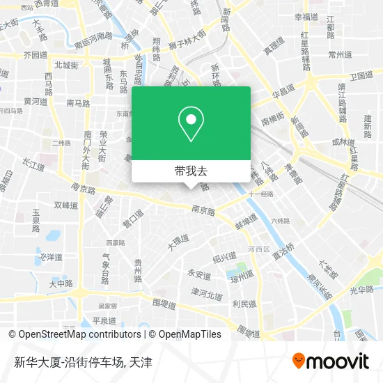新华大厦-沿街停车场地图