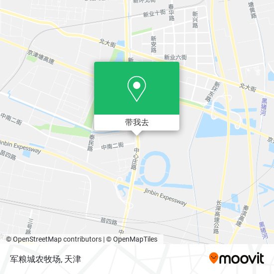 军粮城农牧场地图