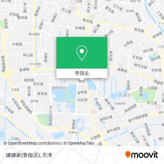 娜娜家(鲁能店)地图