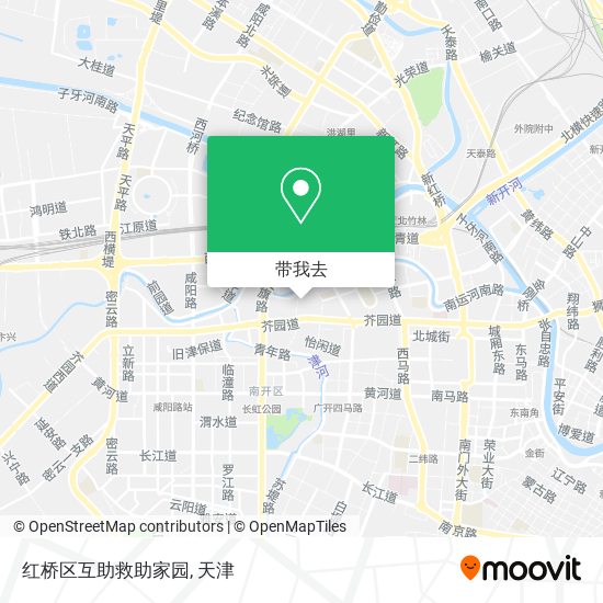 红桥区互助救助家园地图