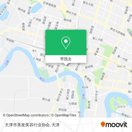 天津市美发美容行业协会地图