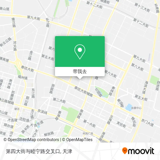 第四大街与睦宁路交叉口地图