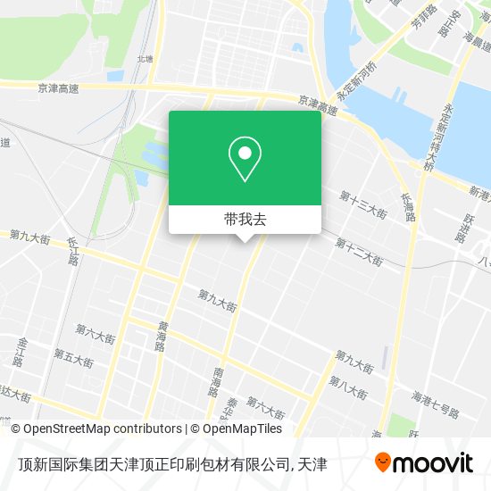 顶新国际集团天津顶正印刷包材有限公司地图