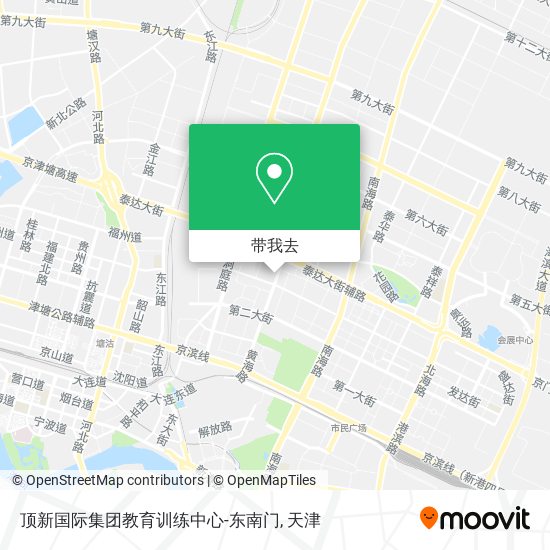 顶新国际集团教育训练中心-东南门地图