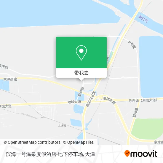 滨海一号温泉度假酒店-地下停车场地图