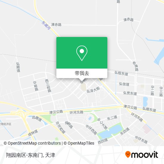 翔园南区-东南门地图