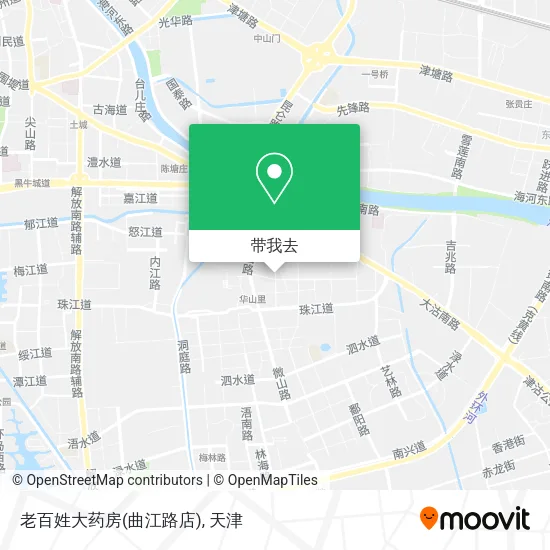 老百姓大药房(曲江路店)地图