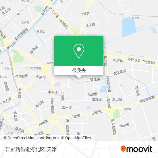 江都路街道河北区地图