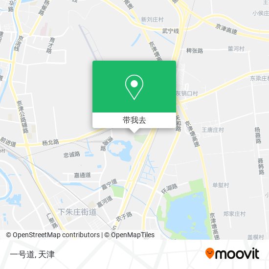 一号道地图