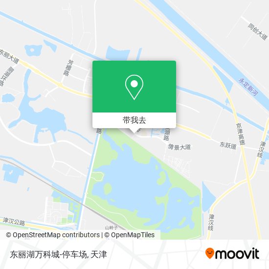 东丽湖万科城-停车场地图