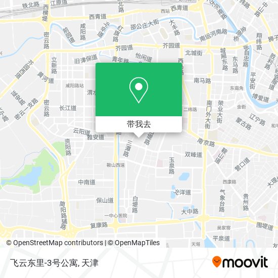飞云东里-3号公寓地图