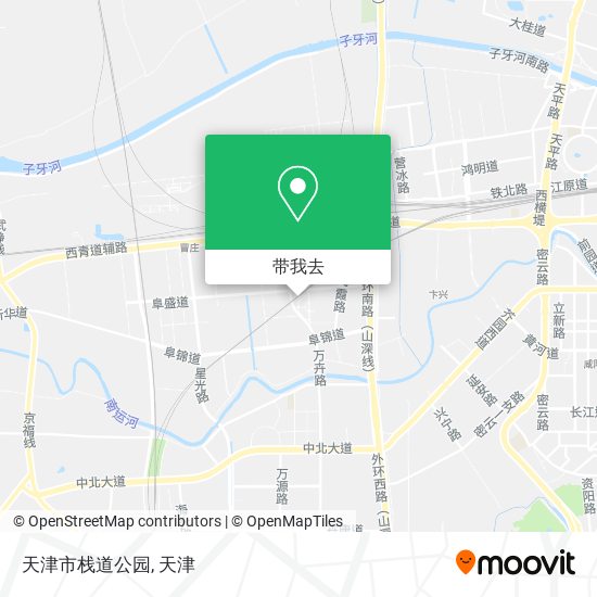 天津市栈道公园地图