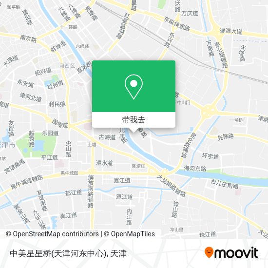 中美星星桥(天津河东中心)地图
