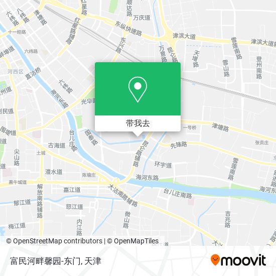 富民河畔馨园-东门地图