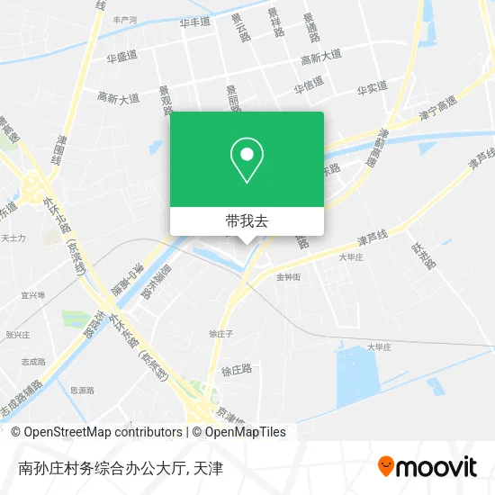 南孙庄村务综合办公大厅地图