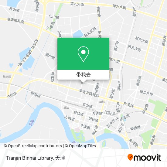 Tianjin Binhai Library地图
