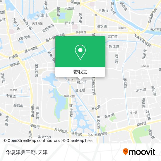 华厦津典三期地图