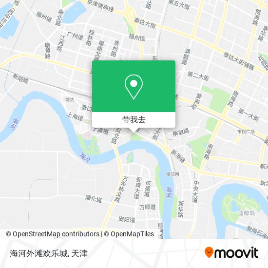 海河外滩欢乐城地图