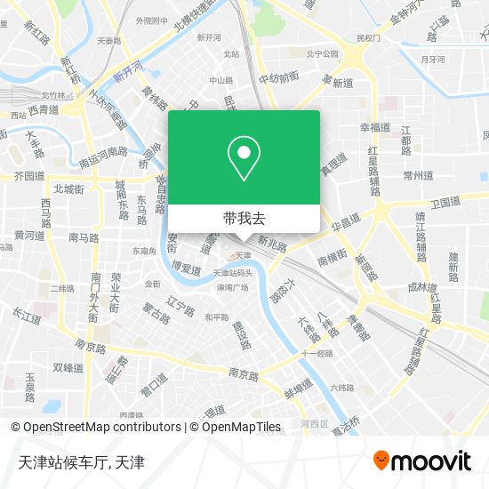 天津站候车厅地图