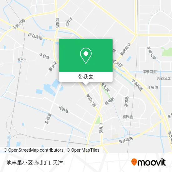 地丰里小区-东北门地图