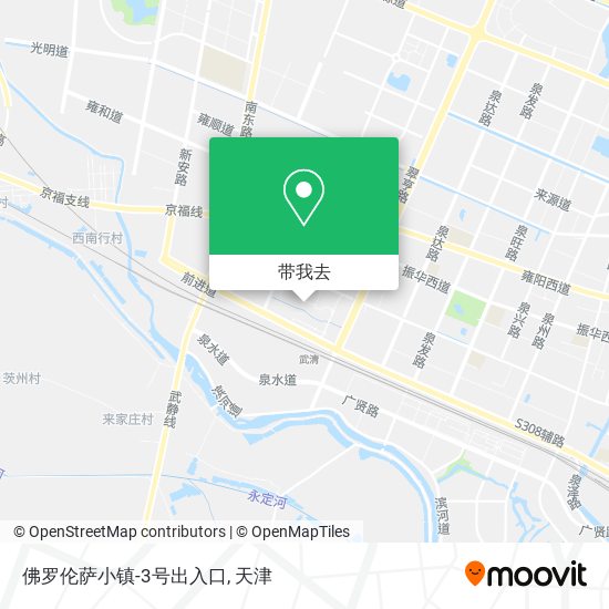 佛罗伦萨小镇-3号出入口地图