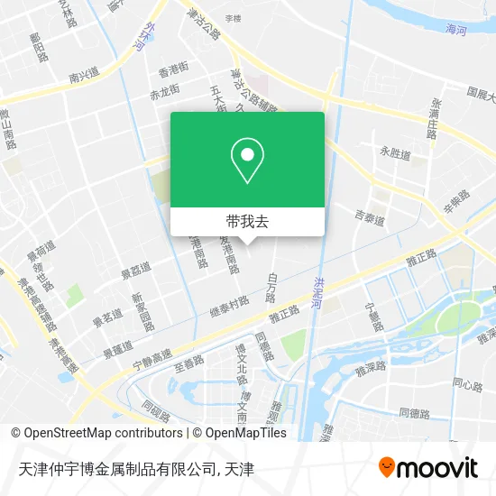 天津仲宇博金属制品有限公司地图